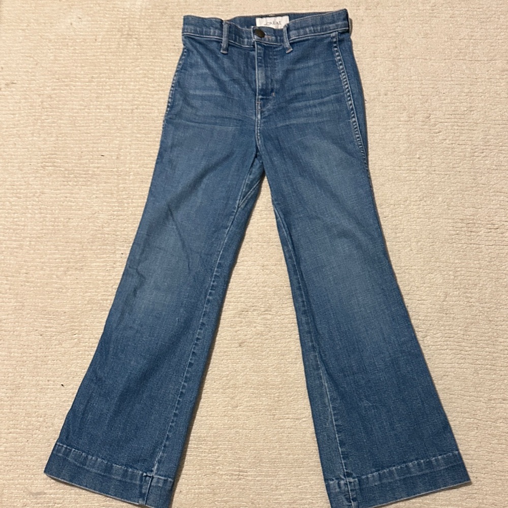 The Great Women's Blue Flared Jeans